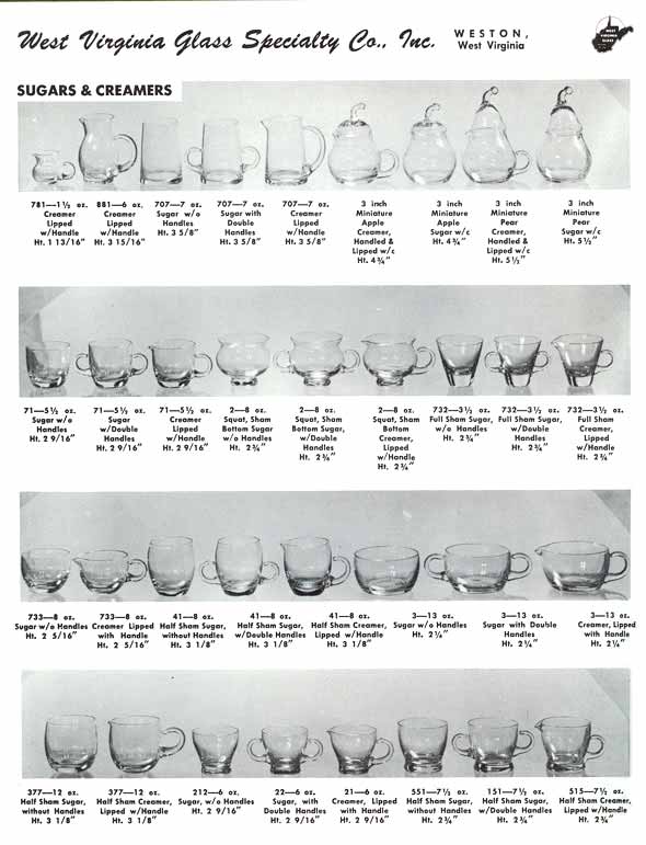 West Virginia Specialty 1960 Catalog Page