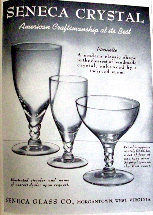 Seneca Crystal Ad