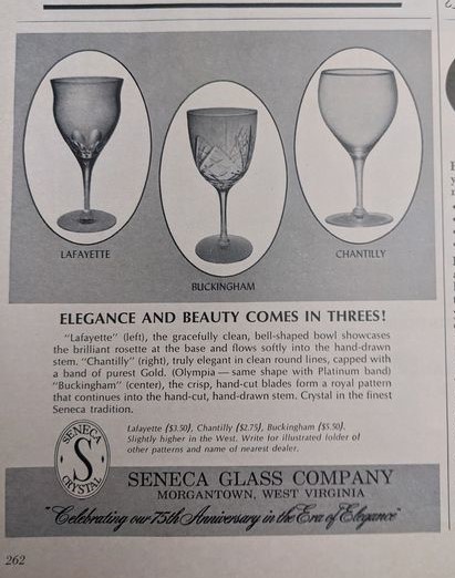 Seneca Lafayette, Buckingham, and Chantilly Ad