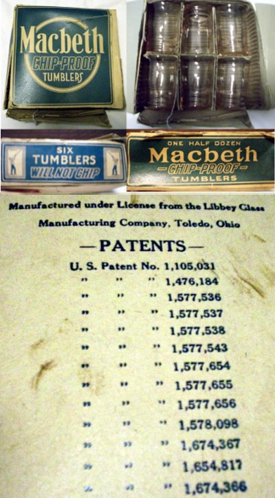 Macbeth-Evans Box of Tumblers