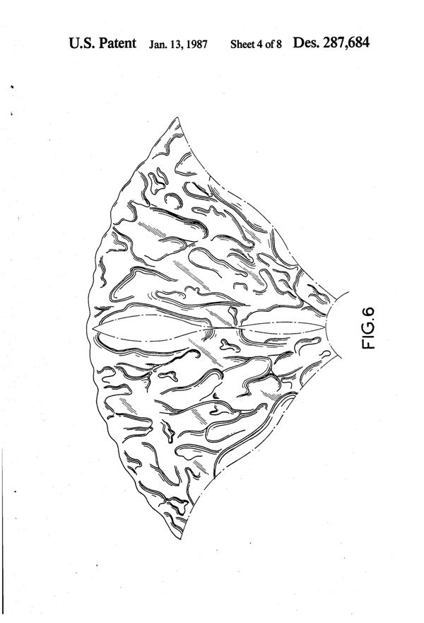 Anchor Hocking Husted Sundae Design Patent D287684-5
