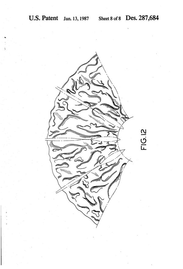 Anchor Hocking Husted Sundae Design Patent D287684-9