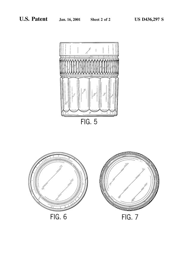 Anchor Hocking Annapolis Tumbler Design Patent D436297-3