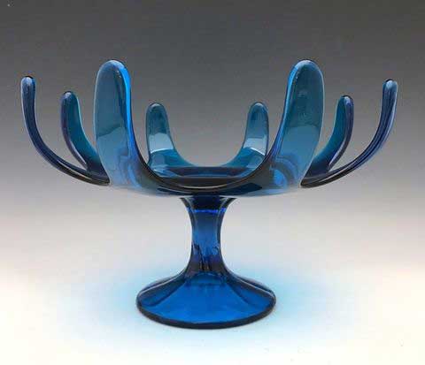Viking #7232 Spiked Candle Bowl "Octopus"