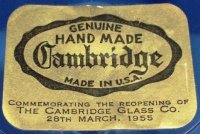 Cambridge Reopening Label