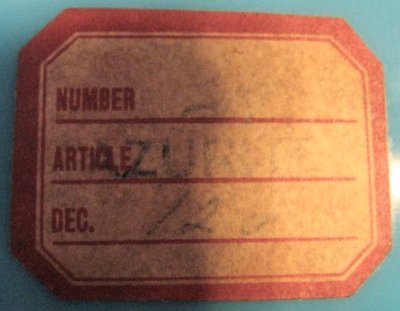 Cambridge Azurite Label