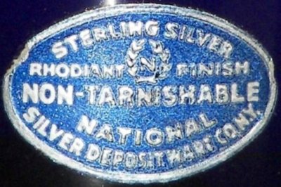 National Silver Deposit Label