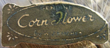 W. J. Hughes Cornflower Label