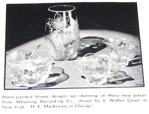 Wheeling Painted Decoration Advertisement