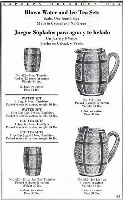 Bartlett-Collins Water & Ice Tea Catalog Page