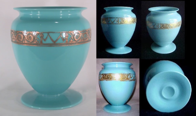 Beaumont Vase w/ Wheeling D-51 Etch