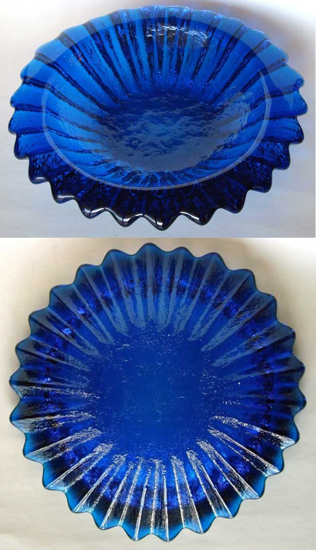 Blenko #6112 Ribbed Bowl