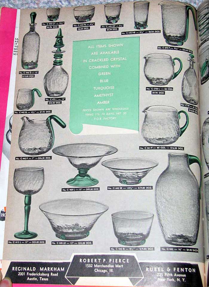 Blenko Crackle Glass Ad