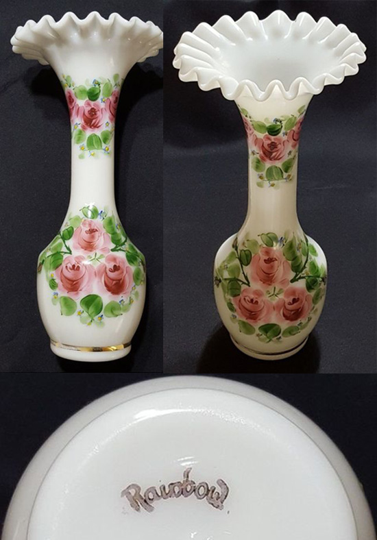 Consolidated #   5 Regent Vase w/ Rainbow Decoration