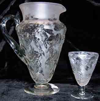 Consolidated # 508 Martele Five Fruits Jug & Goblet