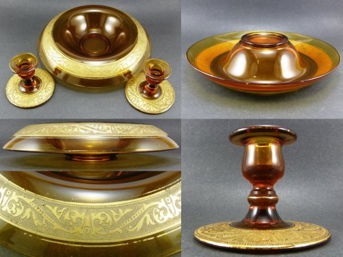Co-Operative Flint # 476 Console Set w/ Unknown Etch
