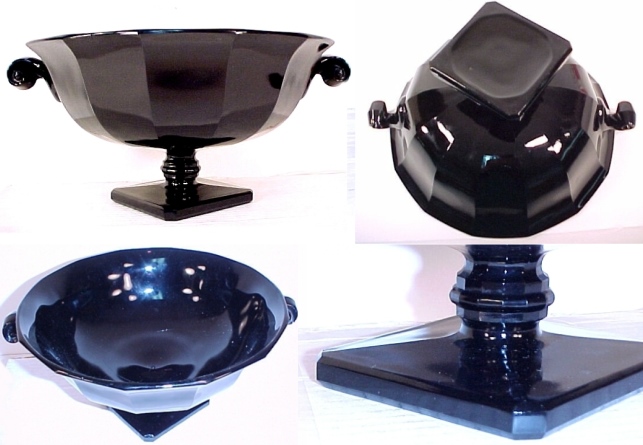 Co-Operative Flint # 580 Footed Console Bowl
