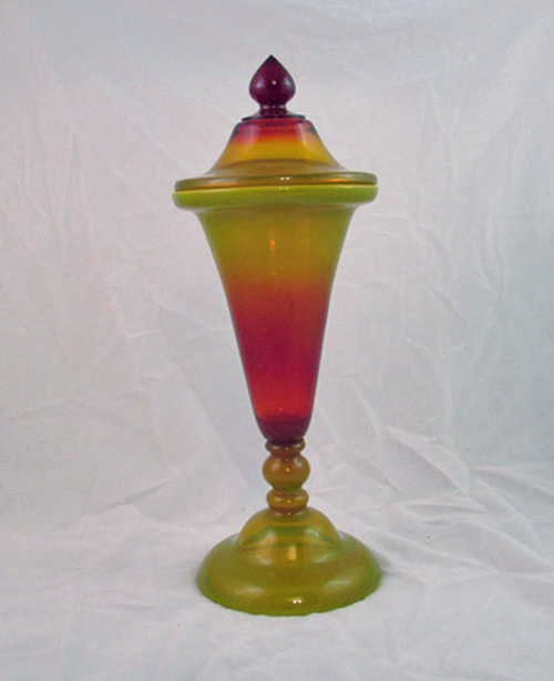 Co-Operative Flint # 489 Rose Jar