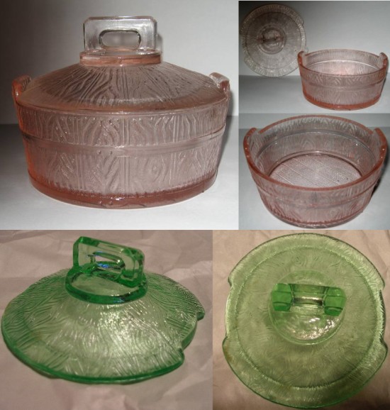 Diamond Covered Butter Dish