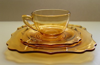 Diamond #  99 Charade Cup, Saucer & Plate
