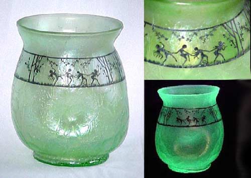 Diamond Crackle Stretch Vase