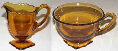 Diamond Creamer and Cup