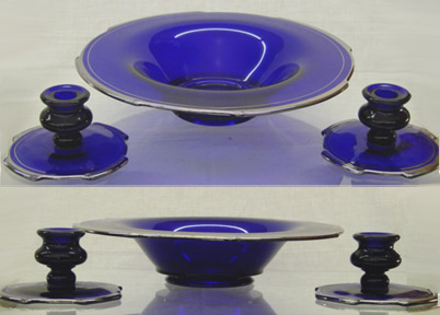 Dunbar Console Bowl and Candlesticks