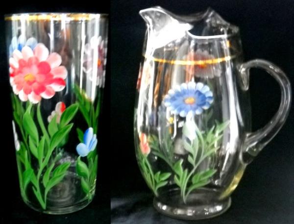 Dunbar Hand-Painted Beverage Set