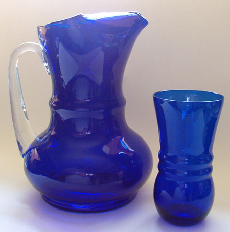 Dunbar Mr. Blue Pitcher & Tumbler