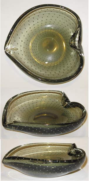 Erickson #642 Heart Ashtray