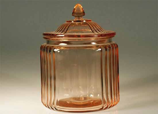 Federal Panelled Cookie Jar