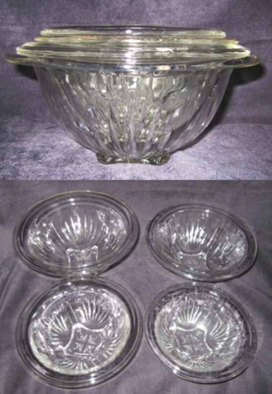 Federal Stacked Mixing Bowls