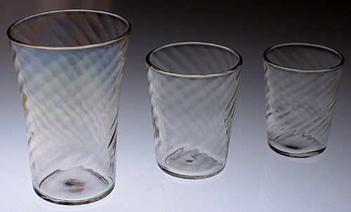 Federal Spiral Optic Tumblers