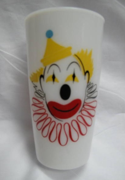Hazel-Atlas #0-364 Clown Tumbler