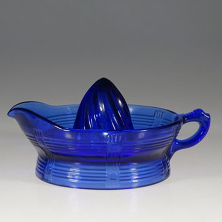 Hazel-Atlas Criss-Cross Cobalt Reamer