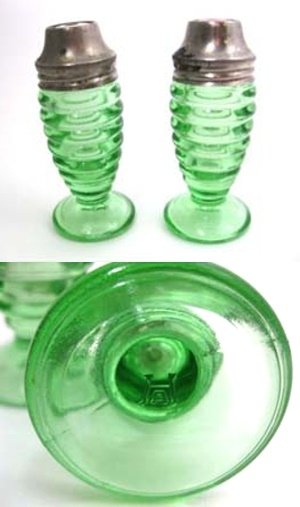 Hazel-Atlas Concentric Rings Shakers