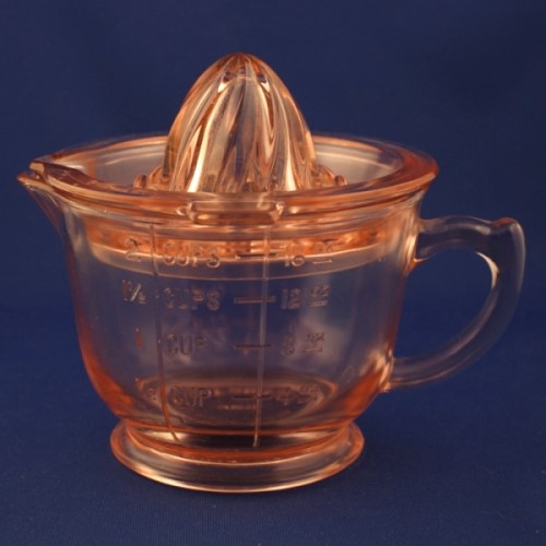 Hazel-Atlas Two-Cup Measurer w/ Reamer