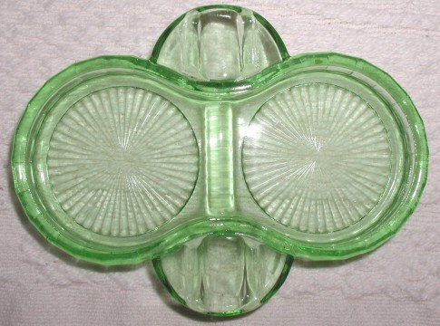 Hazel-Atlas Double  Ashtray
