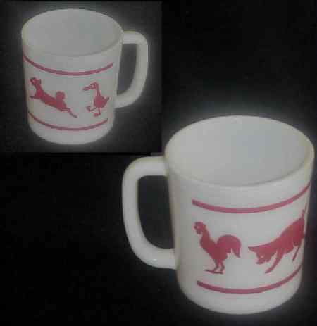 Hazel-Atlas Child's Cup with Barnyard Critters