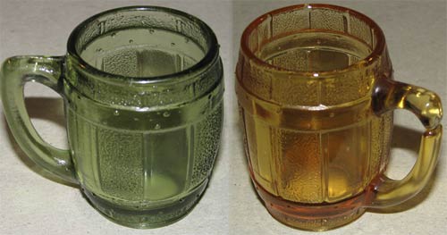 Hazel-Atlas Miniature Barrel Mug