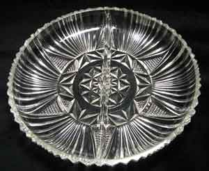 Hazel-Atlas # 573 Round Divided Dish