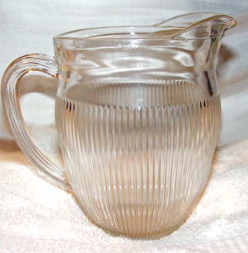 Hazel-Atlas #9891 Fine Rib Pitcher