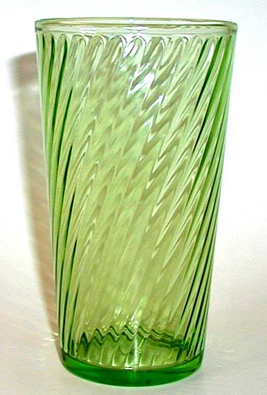 Hazel-Atlas Spiral Optic Tumbler
