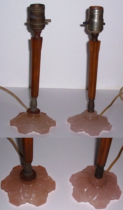 Houze Glass & Bakelite Lamps