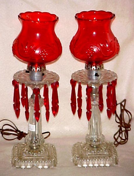 Houze Glass Boudoir Lamps