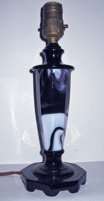 Houze Purple Slag Lamp