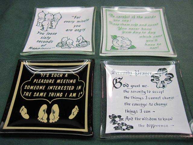 Houze Bent Glass Trays with Comments