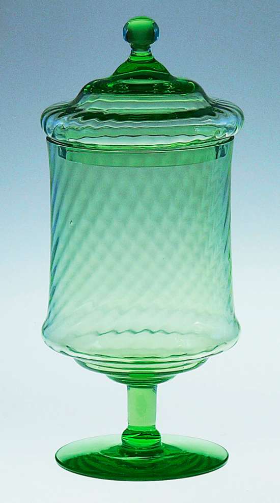 Huntington Twisted Optic Tall Candy Jar