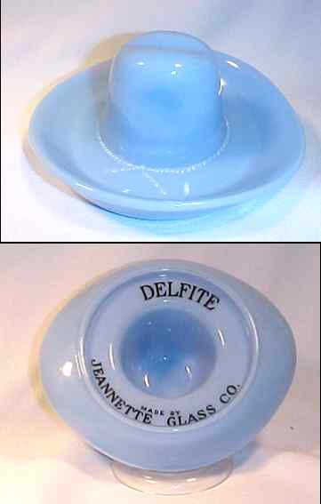 Jeannette Texas Hat Ashtray