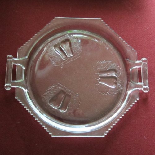 Jeannette Baltimore Pear Handled Tray